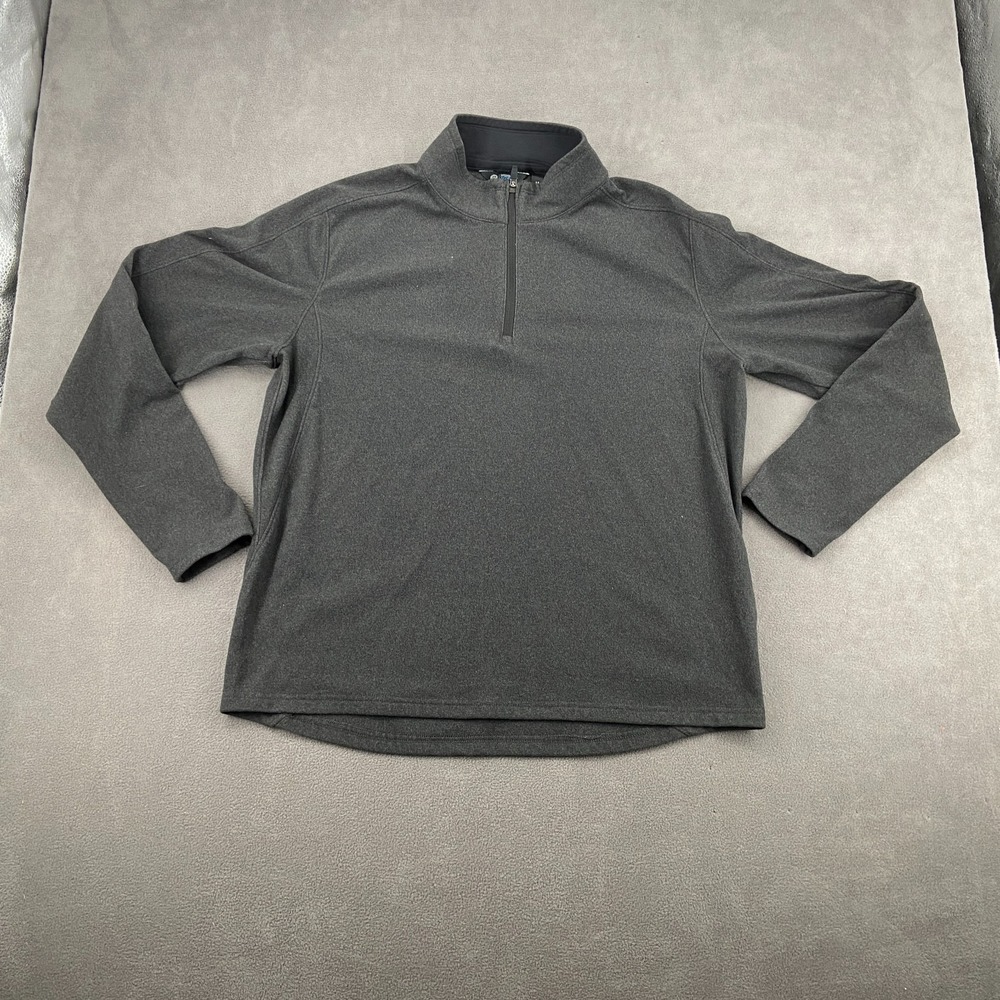 Mondetta Outdoor Project The Soft Stretch Top‎ Mens XL Gray Semi Fitted 1/4 Zip